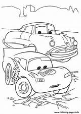 Coloring Pages Cars Mcqueen Disney Lightning Hudson Doc Printable A4 Print Kids Book Adults sketch template