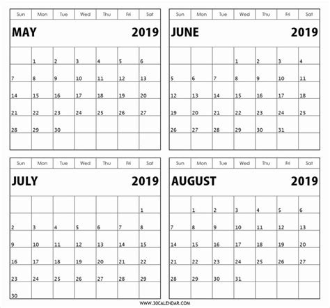 print  month calendar