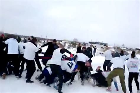 Russian Football Violence Spartak Moscow And Dynamo Moscow Fans Fight