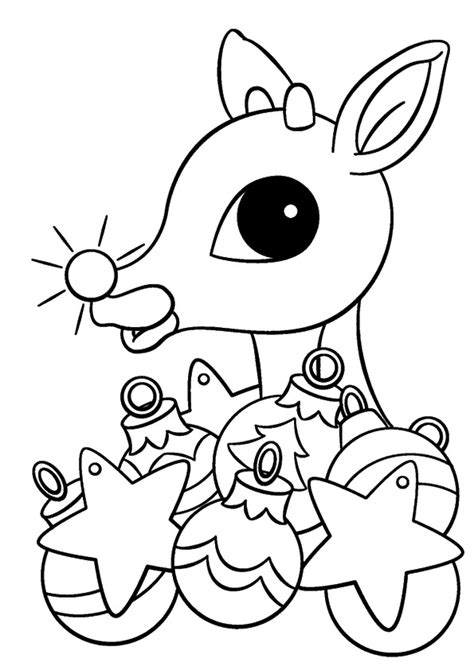 reindeer coloring pages books    printable