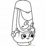Shopkins Coloring Pages Chocolate Cheeky Coloringpages101 Kids Printable sketch template