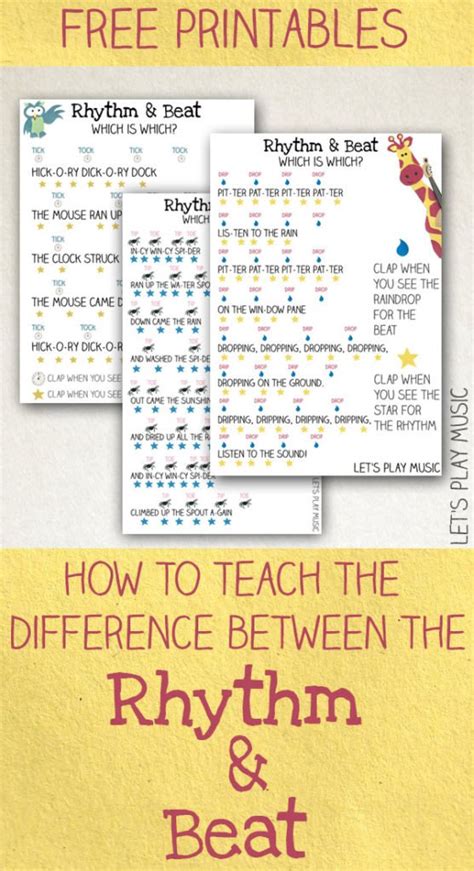 teach  difference   rhythm   beat
