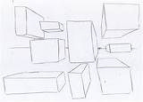 Boxes Perspective Tuts Doodles Weekly Faces Challenge sketch template