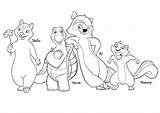 Hedge Over Coloring Pages Characters Hammy Print Printable Getcolorings Getdrawings sketch template