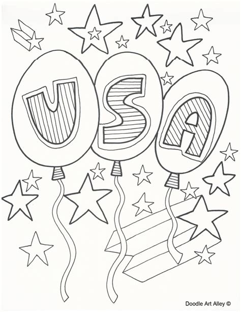 presidents day coloring pages doodle art alley