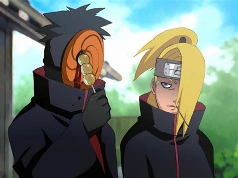 what kind of relationship did tobi have with deidara naruto
