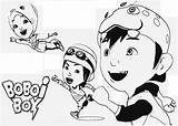 Coloring Pages Boboiboy Printable Print Kids sketch template