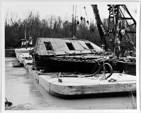 uss cairo  salvaged      yazoo river mississippi