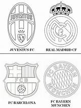 Coloriage Ligue Uefa Madrid Juventus Coloriages Demi Finales Malvorlagen Atletico Halbfinale Beker Voetbal Bonjourlesenfants Barcelone sketch template