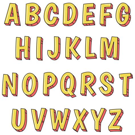 large colored letters    printables printablee