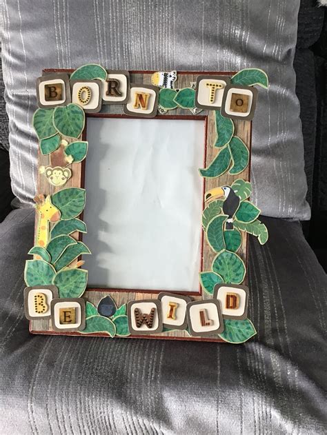 hand decorated photo frame etsy