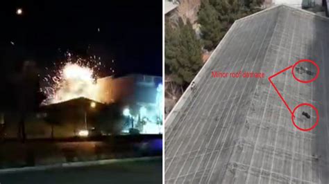 details  israels drone attack   iranian military site  isfahan fighter