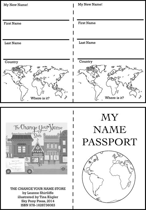 downloadable printable passport template portal tutorials