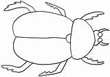 Beetle Coloring Pages Kids Dung Preschooler Learn Beetles Color Print Easy Drawings Paper Designlooter Button Using Grab Directly Could Also sketch template