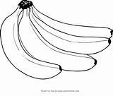 Banane Bananes Bananas Fruta Frutta Cartonionline Frutas Impressão Asd8 Obst sketch template