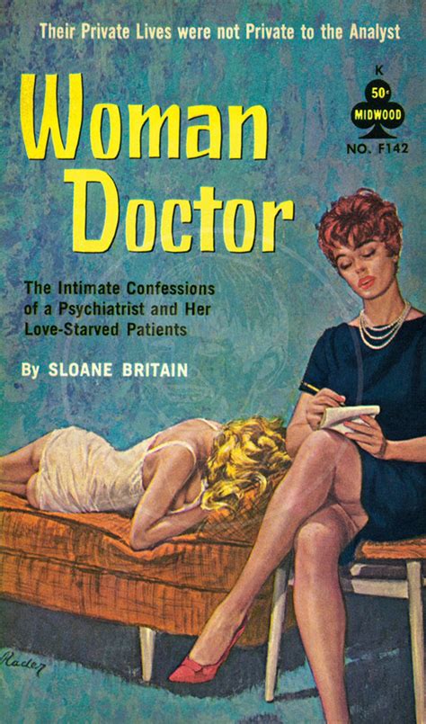 woman doctor by sloane britain 1962 cover artist paul rader r pulp