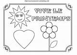 Printemps Vive Colorier Nounoudunord Coloriages Fleurs Paysage sketch template