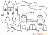 Ausmalen Maerchenschloss Castelo Schloss Kleuren Fiabe Palazzo Palacio Clipartsfree Pintar sketch template