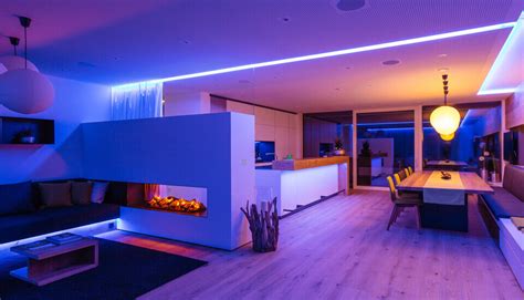 ambient lighting utilize led lights  set  mood   smart home