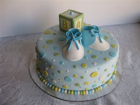 sugar chef polkadot baby shower cake