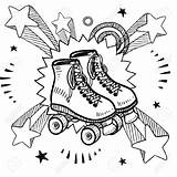 Patines Colorear Skating Soy Ruedas Pattini Skates Rotelle Skate Patinaje Derby Artistico Pattinare Doodle Pop Stile Party Excitement Malvorlagen Rollschuhe sketch template