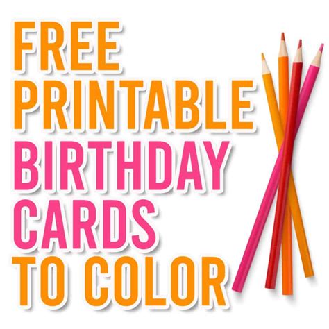 printable coloring birthday card printable world holiday