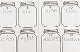 Jar Counting Game Sweetie Count Printables Learning sketch template