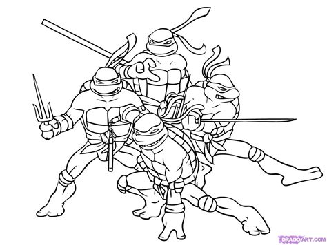 ninja turtle coloring pages