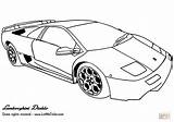 Coloring Lamborghini Diablo Pages Printable sketch template