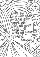 Christian Coloring Pages Printable Coloring4free Verses Related Posts Bible sketch template
