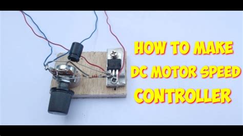 membuat alat pengatur kecepatan motor dc youtube