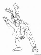 Animatronics Coloring4free Cartoons Coloring Printable Pages Bony Related Posts sketch template
