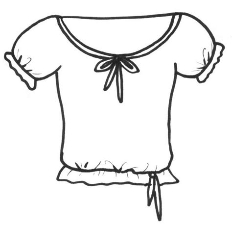 blank  shirt woman coloring pages