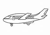 Coloring Airplane Pages Pesawat Terbang Gambar Mewarnai Jet Jumbo Drawing Colouring Simple Print Kids Big Getdrawings Printable A4 Clipartmag Transportation sketch template