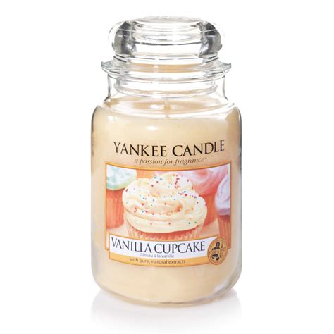 yankee candle large jar scented candle vanilla cupcake    hours burn time amazoncouk