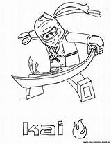 Ninjago Printable Lloyd Tegninger Downloaden Kai Zane sketch template
