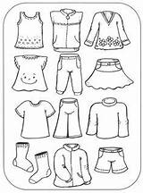 Baby Coloring Clothes Clothing Pages sketch template