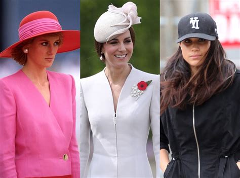 hat preferences from princess diana kate middleton and meghan markle