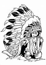 Coloring Pages Warrior Indian Native American Getcolorings Printable Print sketch template