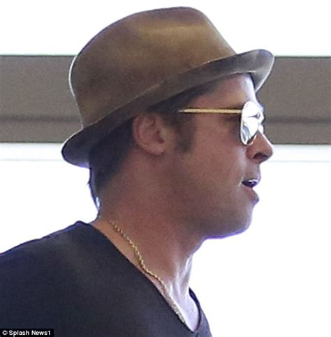 Brad Pitt Shows Off His Beefcake Body In A See Through T