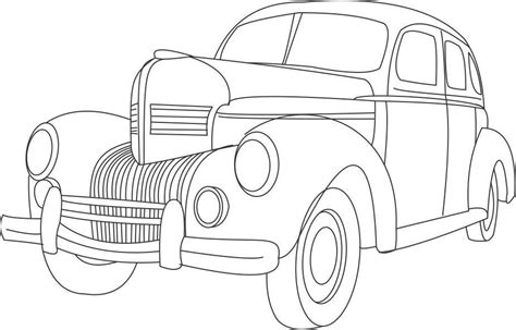 antique car   unique design coloring pages  boys coloring pages