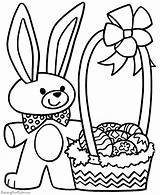 Easter Coloring Pages Basket Colouring Printable Sheets Kids Sheet Preschool Pasen Preschoolers sketch template