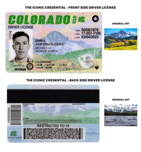 colorado unveils  drivers license design