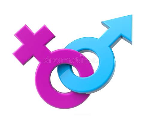male and female sex symbol stock illustration