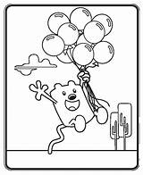 Wubbzy Coloring Pages Kids sketch template