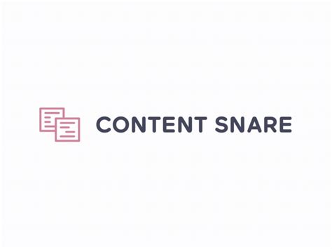 content snare logo animation  mike doyle  dribbble
