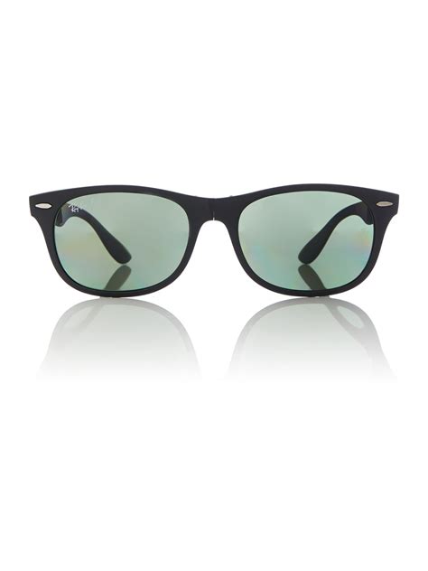 ray ban 0rb4223 square sunglasses in black for men lyst