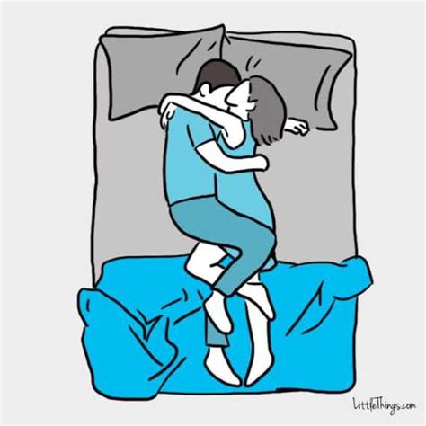 what your sleeping position with a partner says about your relationship huffpost