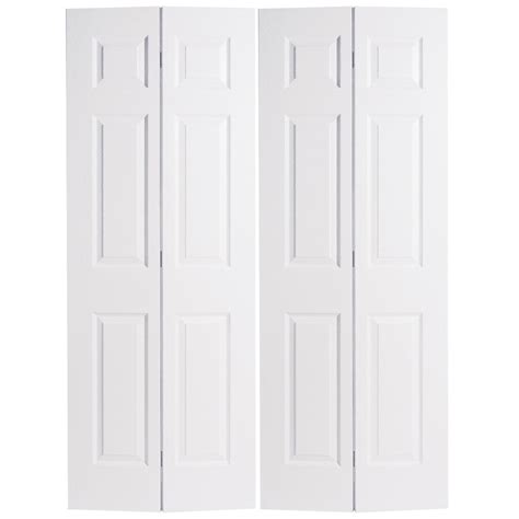 Shop Reliabilt Hollow Core 6 Panel Bi Fold Closet Interior Door Common