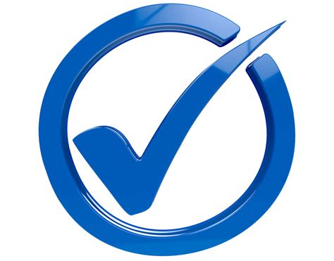 blue check mark icon png  transparent background  png